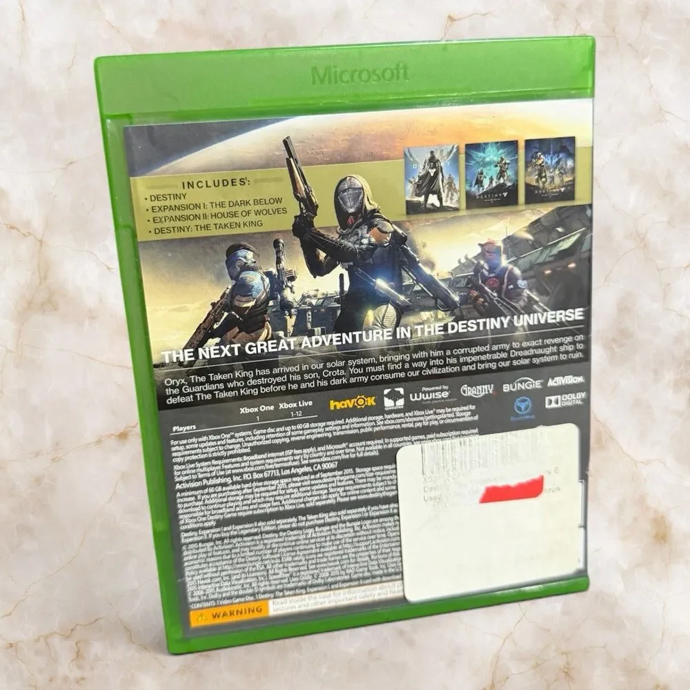 Xbox One - Destiny the Taken King - Legendary Edition - Excellent Condition